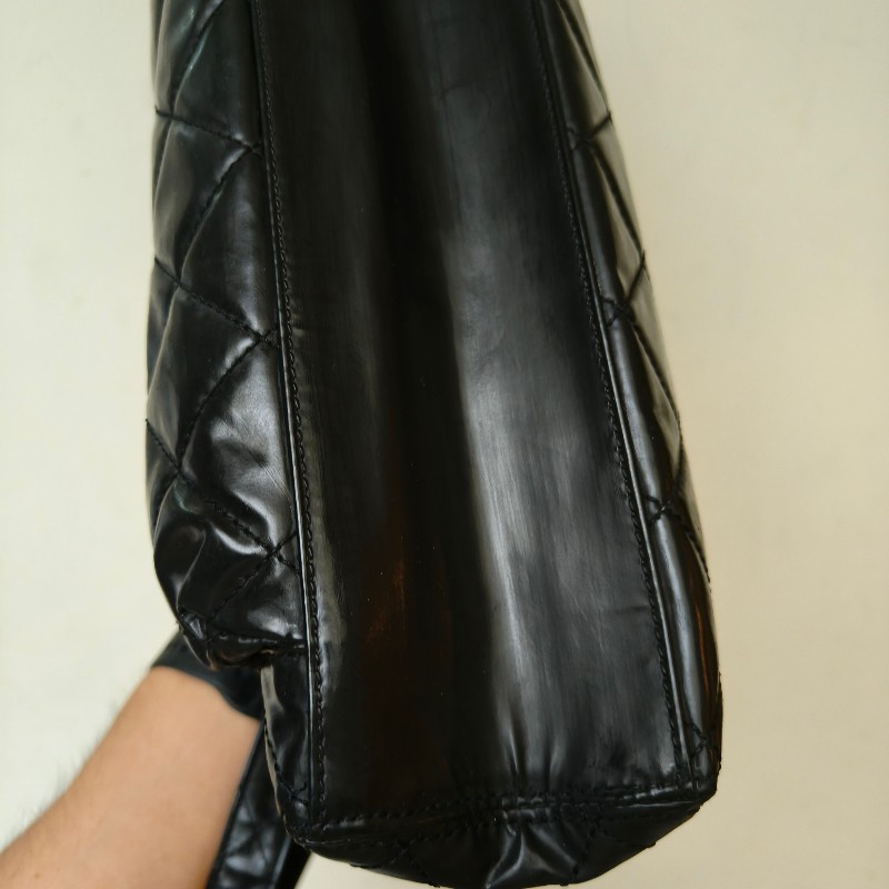 ‼️母親節狂降🫅‼️（原$35800）只到5/10⏰㊣✨CHANEL✨香奈兒 黑色 老香 小香 菱格紋 托特包 肩背包 文件包/二手包/二手精品🌳二手樹屋🌳-11