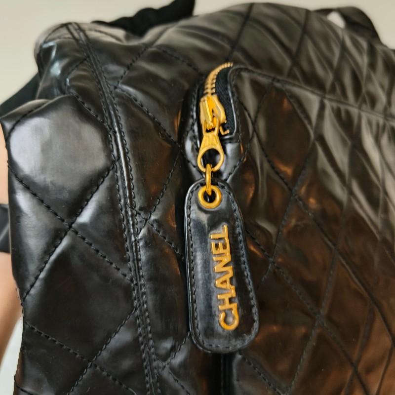 ‼️母親節狂降🫅‼️（原$35800）只到5/10⏰㊣✨CHANEL✨香奈兒 黑色 老香 小香 菱格紋 托特包 肩背包 文件包/二手包/二手精品🌳二手樹屋🌳-12