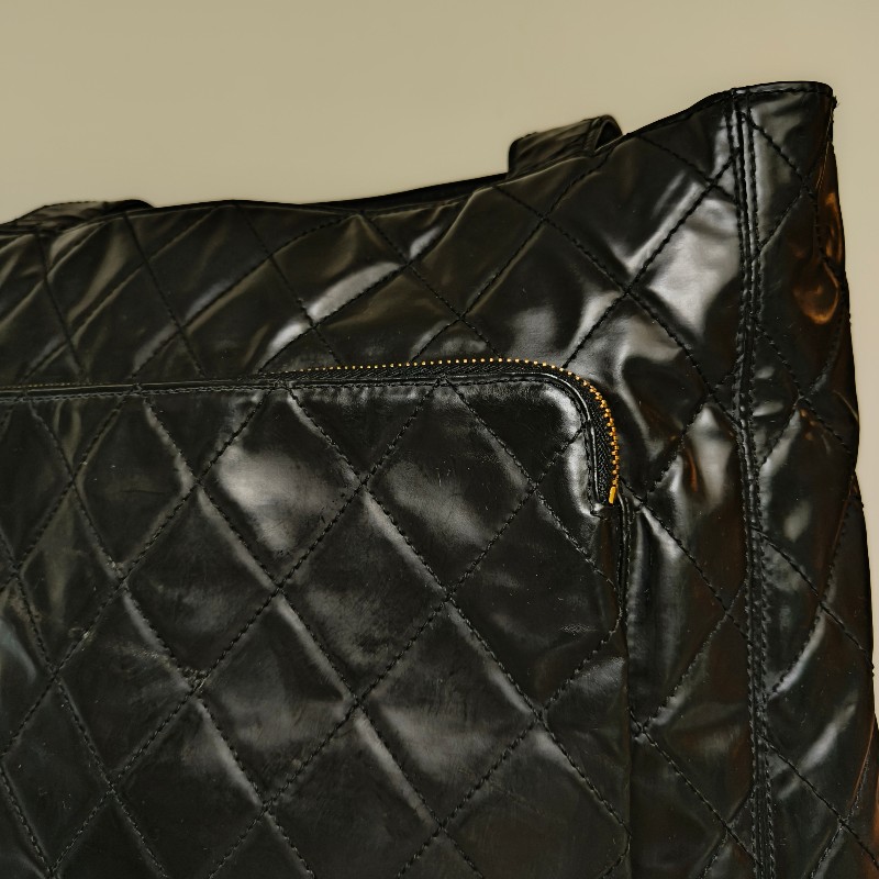 ‼️母親節狂降🫅‼️（原$35800）只到5/10⏰㊣✨CHANEL✨香奈兒 黑色 老香 小香 菱格紋 托特包 肩背包 文件包/二手包/二手精品🌳二手樹屋🌳-19