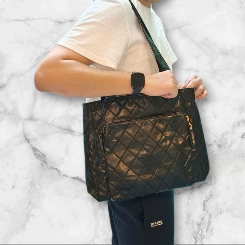 ‼️母親節狂降🫅‼️（原$35800）只到5/10⏰㊣✨CHANEL✨香奈兒 黑色 老香 小香 菱格紋 托特包 肩背包 文件包/二手包/二手精品🌳二手樹屋🌳-50