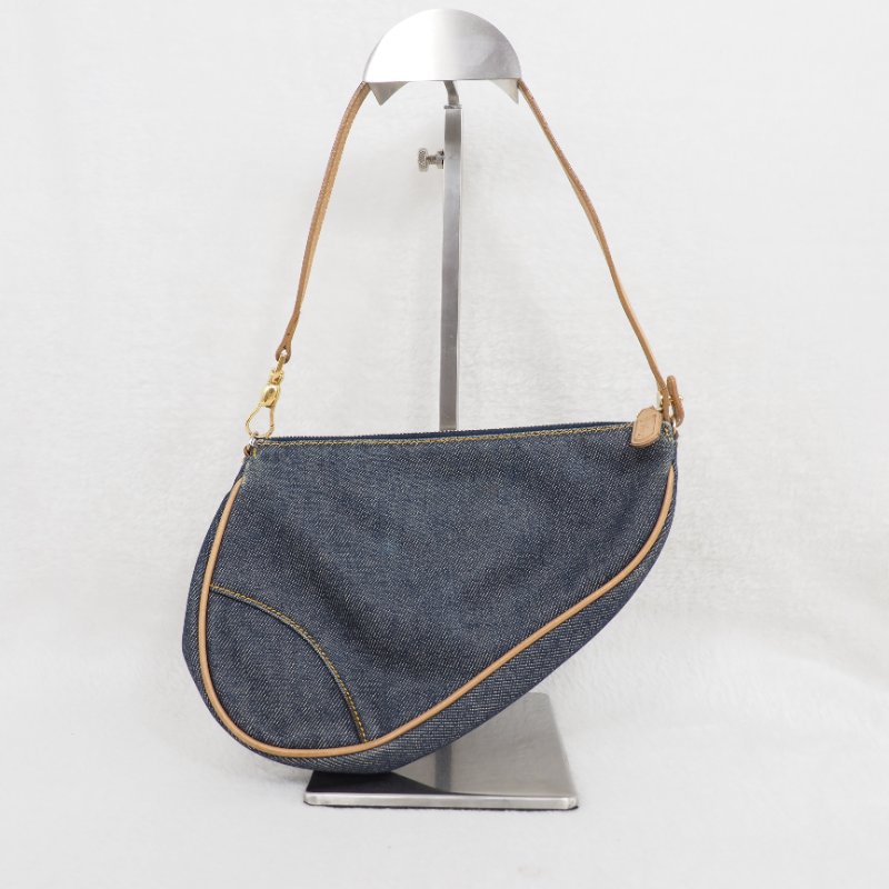 DIOR Saddle 牛仔單肩包-0