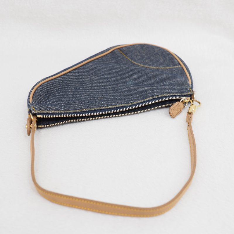 DIOR Saddle 牛仔單肩包-7