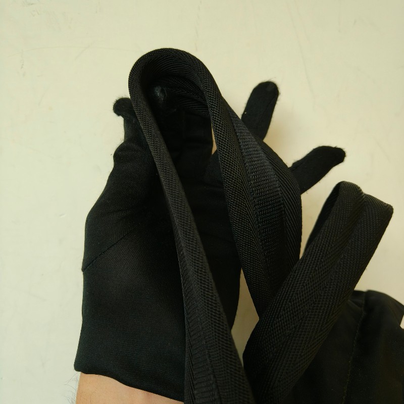 ‼️母親節狂降🫅‼️（原$39800）只到5/10⏰【8成新】㊣✨PRADA✨普拉達 黑色 帆布 口袋 胸前包 單車包 斜跨包/二手包/二手精品🌳二手樹屋🌳-30