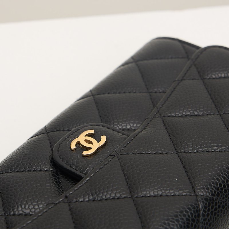 二手Chanel cf長夾/黑金牛-4