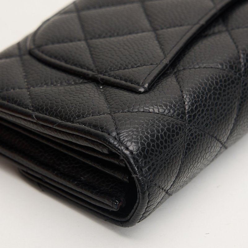 二手Chanel cf長夾/黑金牛-9