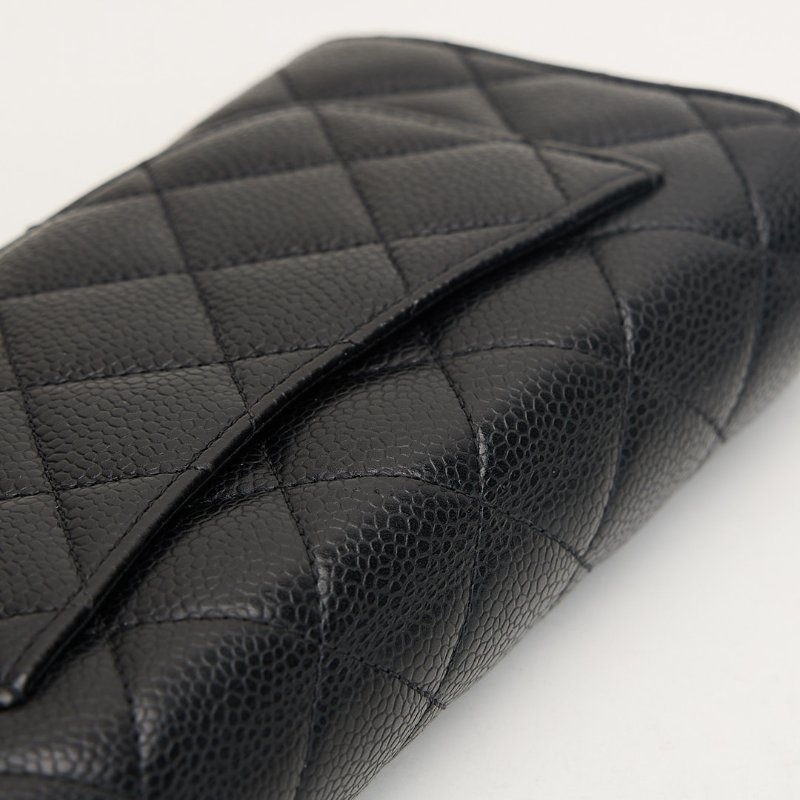 二手Chanel cf長夾/黑金牛-10