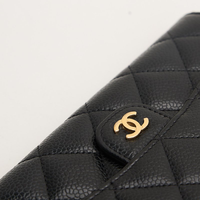 二手Chanel cf長夾/黑金牛-14