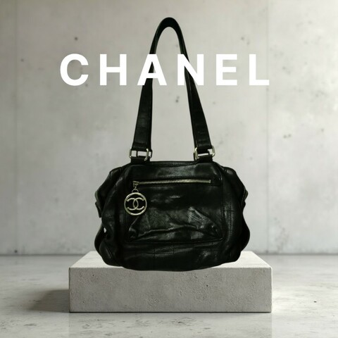 ❤️感恩月❤️折扣最後倒數至5/31‼️㊣✨CHANEL✨香奈兒 黑色 老香 小香 雙C 雷標 保齡球包 托特包 肩背包/二手包/二手精品🌳二手樹屋🌳