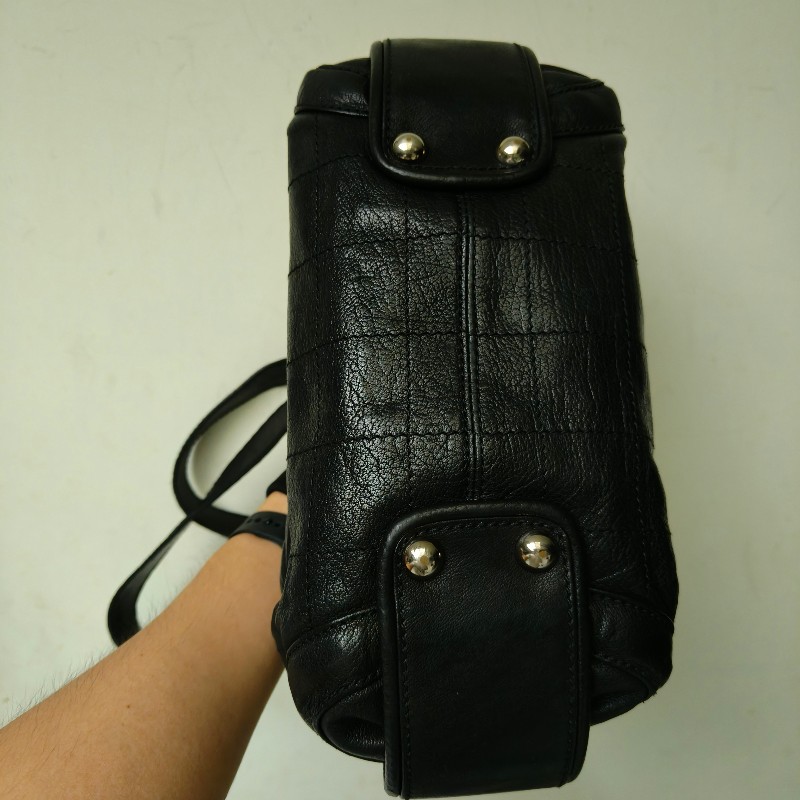 ‼️母親節狂降🫅‼️（原$42800）只到5/10⏰㊣✨CHANEL✨香奈兒 黑色 老香 小香 雙C 雷標 保齡球包 托特包 肩背包/二手包/二手精品🌳二手樹屋🌳-5