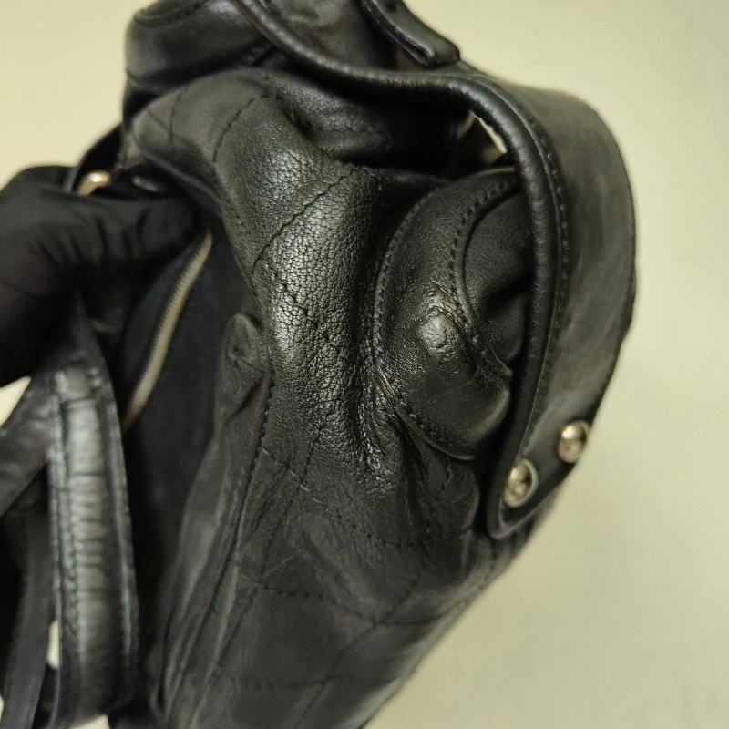 ‼️母親節狂降🫅‼️（原$42800）只到5/10⏰㊣✨CHANEL✨香奈兒 黑色 老香 小香 雙C 雷標 保齡球包 托特包 肩背包/二手包/二手精品🌳二手樹屋🌳-8