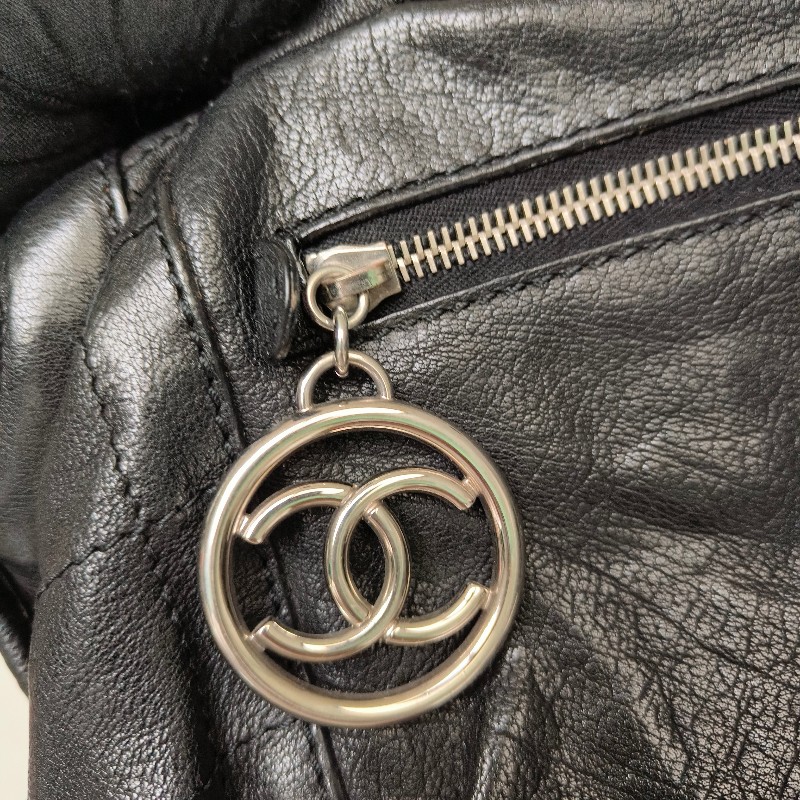 ‼️母親節狂降🫅‼️（原$42800）只到5/10⏰㊣✨CHANEL✨香奈兒 黑色 老香 小香 雙C 雷標 保齡球包 托特包 肩背包/二手包/二手精品🌳二手樹屋🌳-12