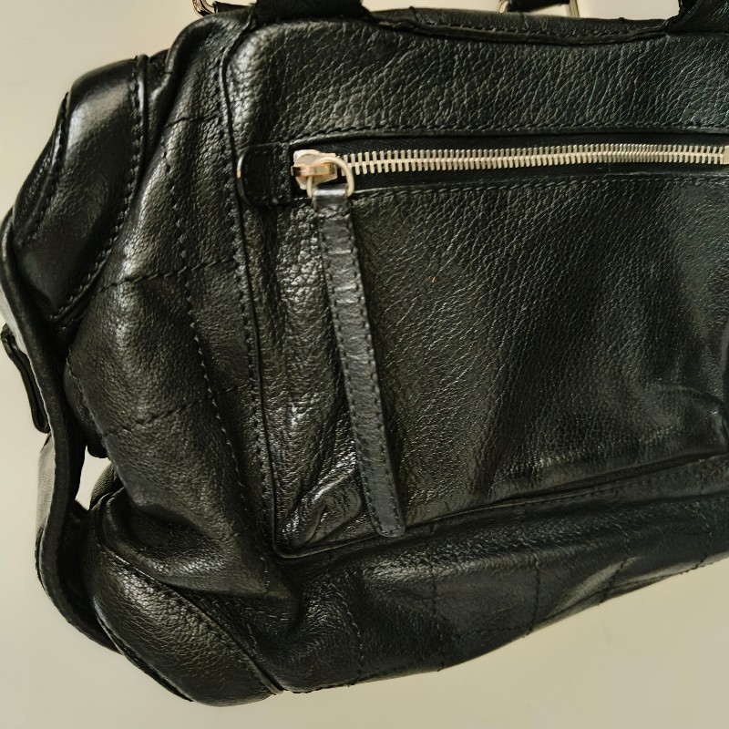 ‼️母親節狂降🫅‼️（原$42800）只到5/10⏰㊣✨CHANEL✨香奈兒 黑色 老香 小香 雙C 雷標 保齡球包 托特包 肩背包/二手包/二手精品🌳二手樹屋🌳-21