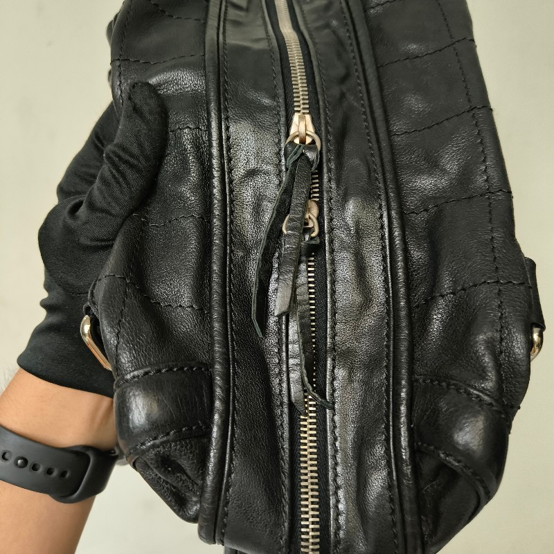 ‼️母親節狂降🫅‼️（原$42800）只到5/10⏰㊣✨CHANEL✨香奈兒 黑色 老香 小香 雙C 雷標 保齡球包 托特包 肩背包/二手包/二手精品🌳二手樹屋🌳-32