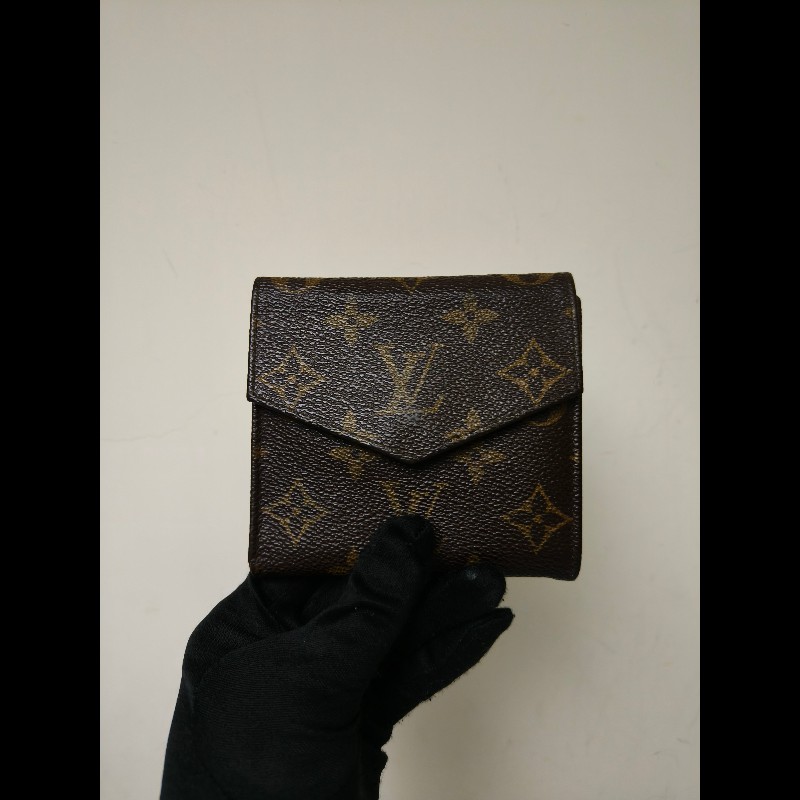 ‼️母親節狂降🫅‼️（原$6800）只到5/10⏰㊣✨Louis Vuitton✨路易威登 LV 老花 釘釦 短夾 皮夾 錢包/二手精品/二手皮夾/保證正品🌳二手樹屋🌳-1