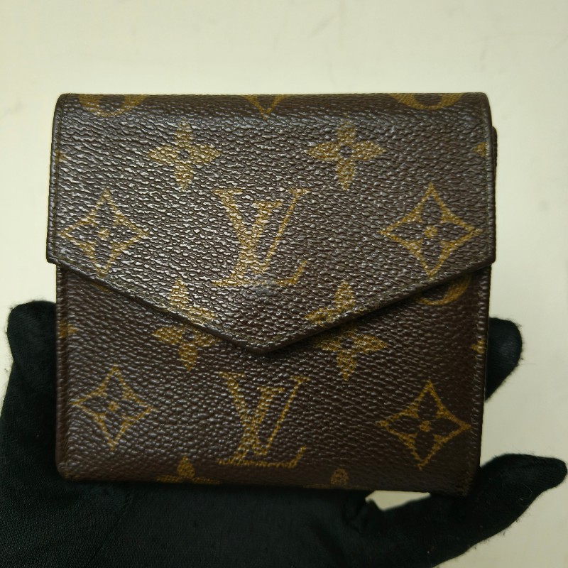 ‼️母親節狂降🫅‼️（原$6800）只到5/10⏰㊣✨Louis Vuitton✨路易威登 LV 老花 釘釦 短夾 皮夾 錢包/二手精品/二手皮夾/保證正品🌳二手樹屋🌳-2