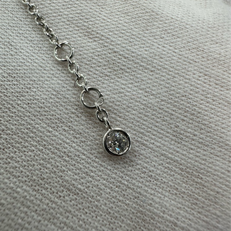 Hermes 愛馬仕 Finesse白金滿鑽小Q手鍊 21年 全套有購證有證書-4