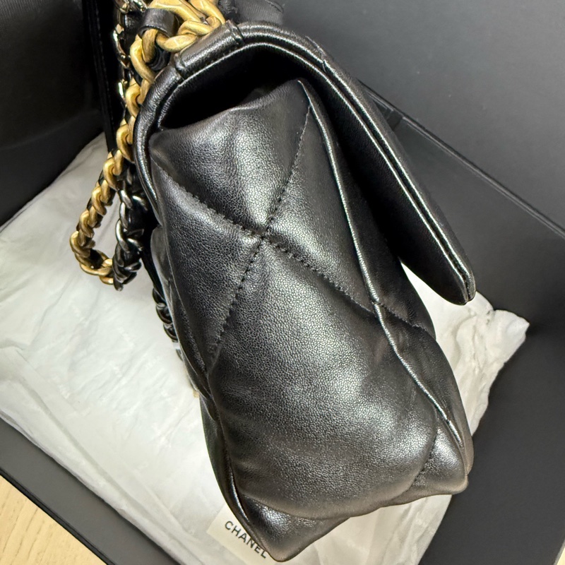 Chanel香奈兒 19bag小號 22年芯片 有盒-2