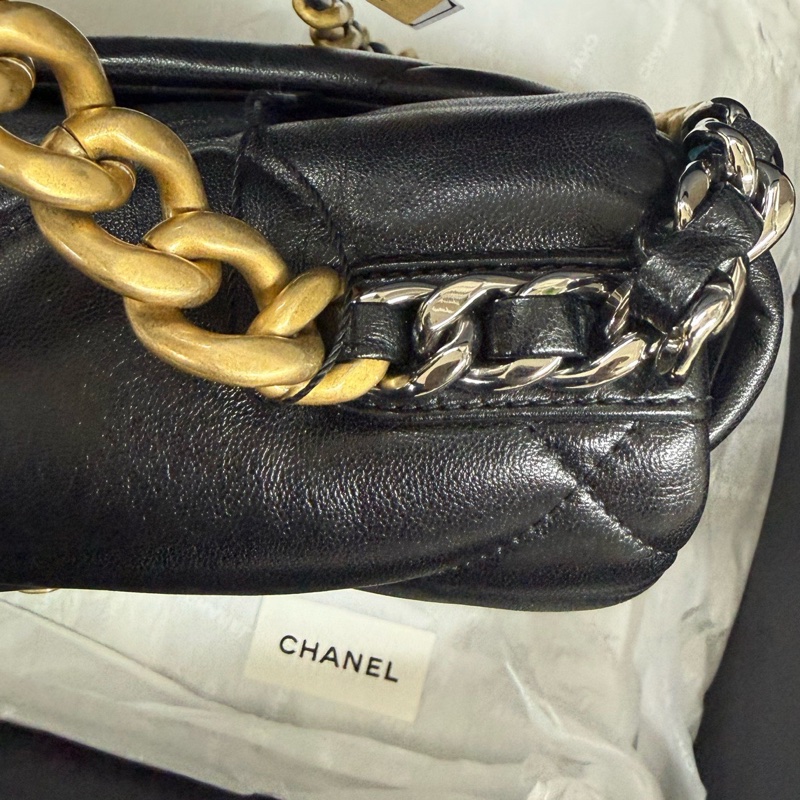 Chanel香奈兒 19bag小號 22年芯片 有盒-6