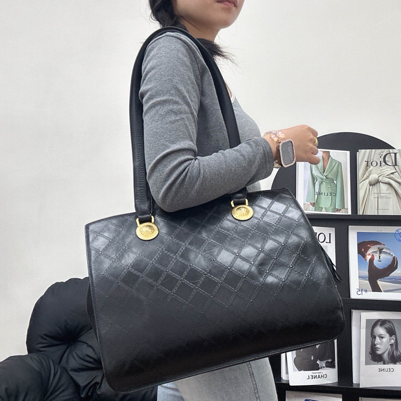 【赫蒂國際精品】Versace 凡賽斯 經典波士頓包 vintage-1