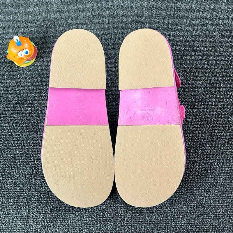 Chanel香奈兒粉色魔術貼涼鞋 尺碼38-11