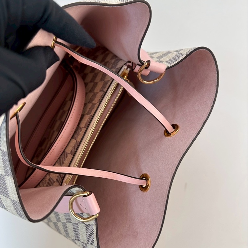 Louis Vuitton｜白棋盤格紋水桶-8