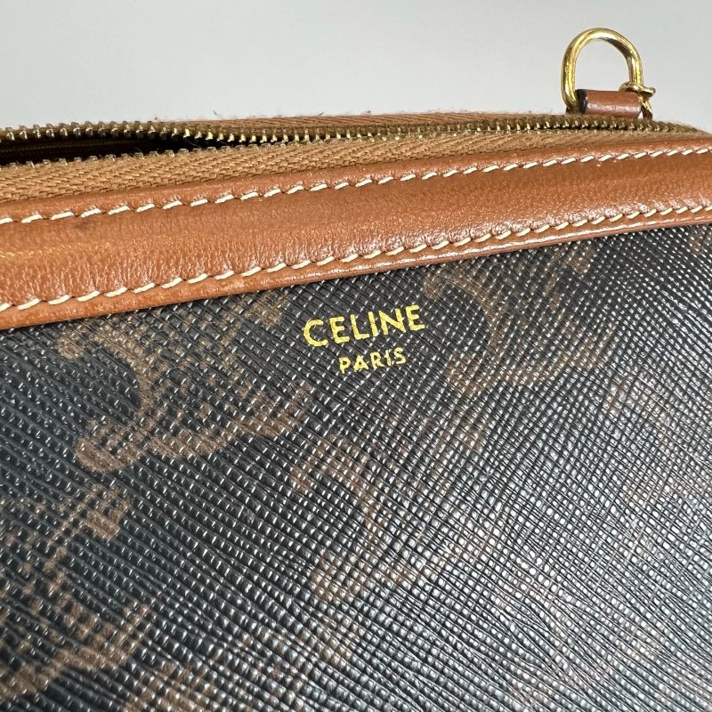 CELINE  老花貝殼包-8