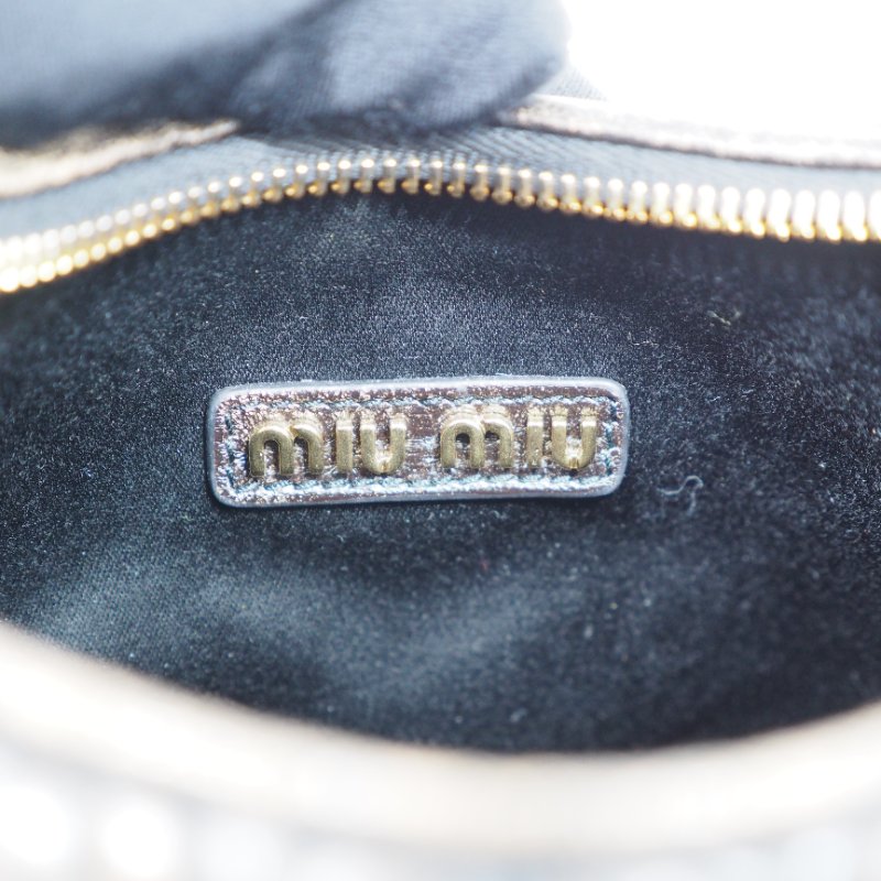 MIU MIU Wander Metalasse hobo bag-9