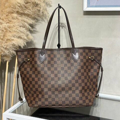 LOUIS VUITTON Neverfull tote - MM棋盤格