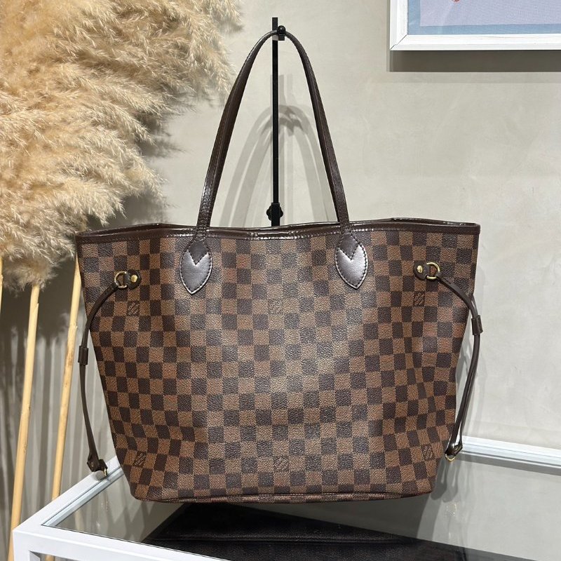 LOUIS VUITTON Neverfull tote - MM棋盤格-0
