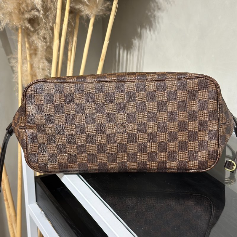 LOUIS VUITTON Neverfull tote - MM棋盤格-5