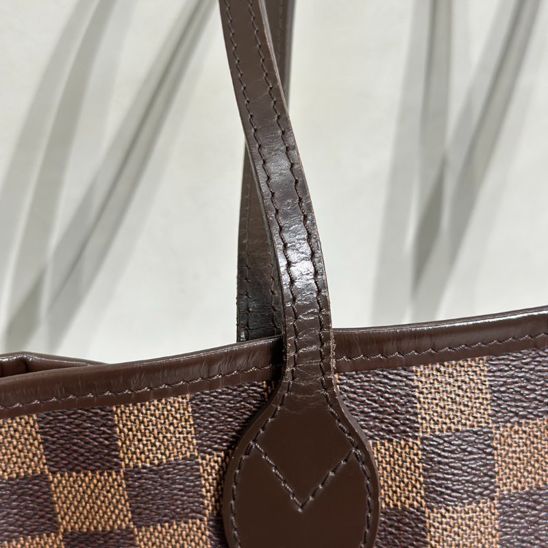 LOUIS VUITTON Neverfull tote - MM棋盤格-7