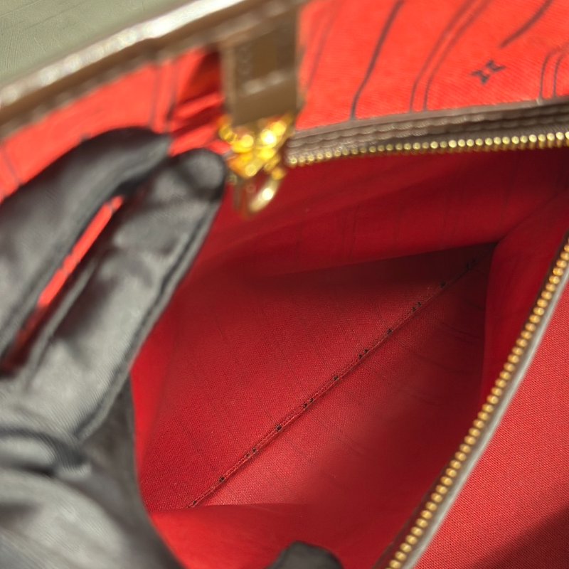 LOUIS VUITTON Neverfull tote - MM棋盤格-13