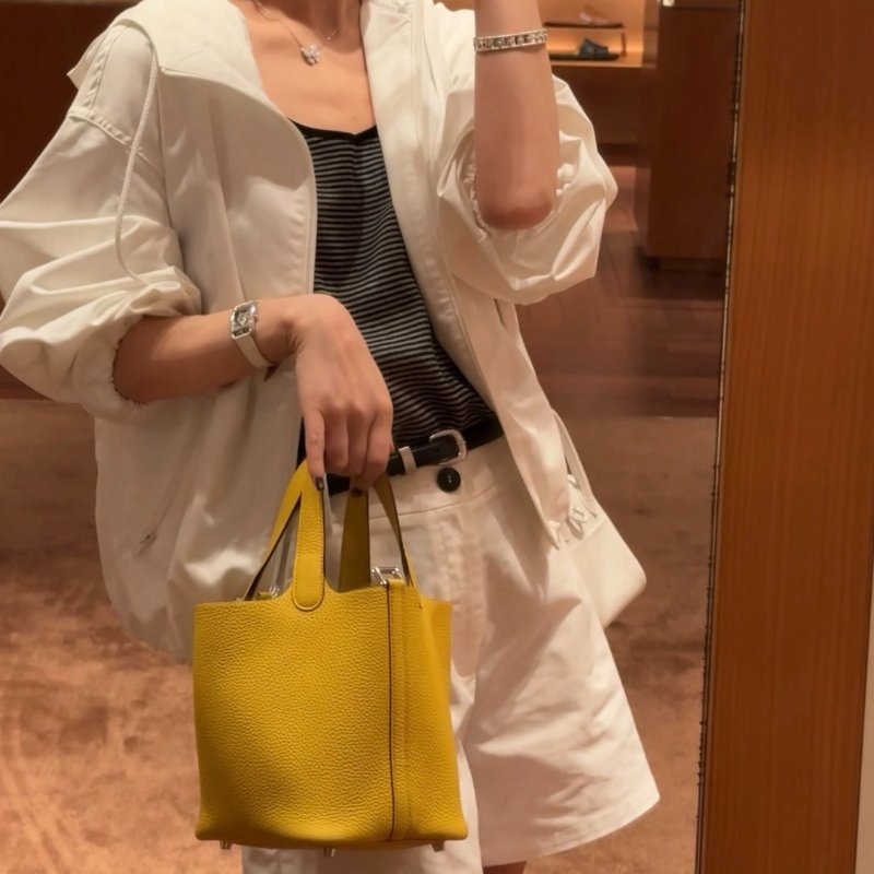 HERMES Picotin 18 - 陽光金黃銀 B-1