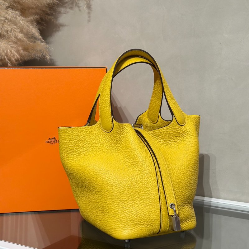 HERMES Picotin 18 - 陽光金黃銀 B-2
