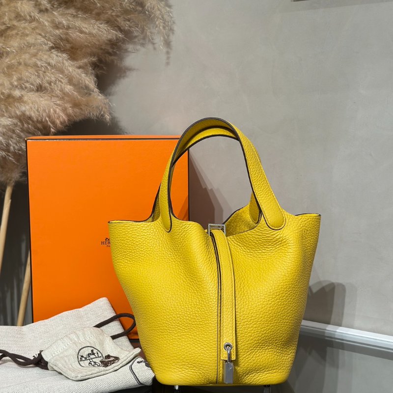 HERMES Picotin 18 - 陽光金黃銀 B-7