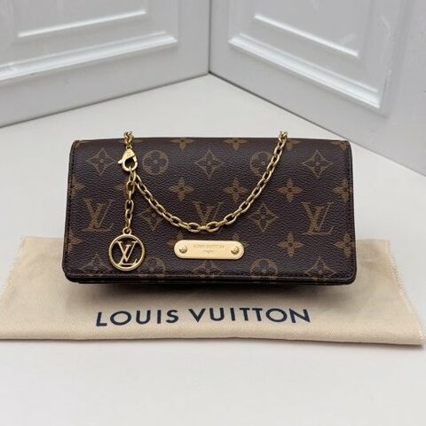 閒置新 路易威登/Louis Vuitton Lily WOC鏈條包 芯片款