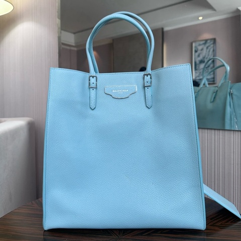 Balenciaga 巴黎世家機車tote包 藍色