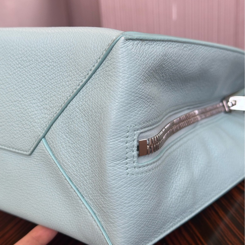 Balenciaga 巴黎世家機車tote包 藍色-6