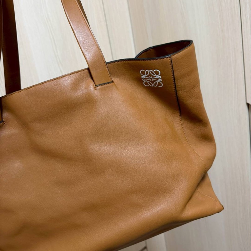 LOEWE ANAGRAM 棕色 托特包 購物包 購物袋 手提袋 肩背包 側背包 手提包-1