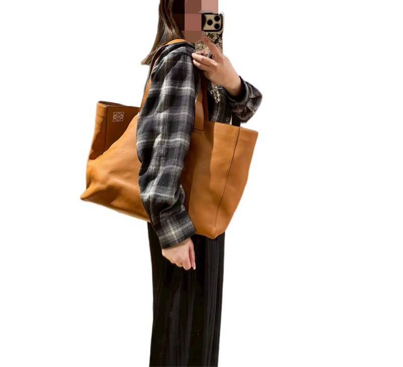 LOEWE ANAGRAM 棕色 托特包 購物包 購物袋 手提袋 肩背包 側背包 手提包-2