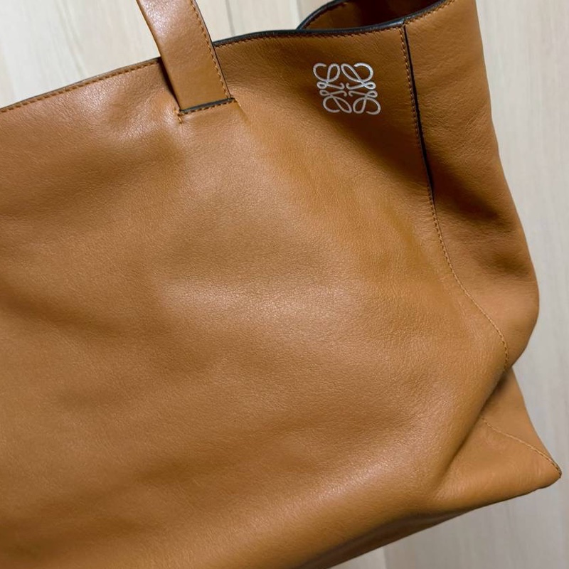 LOEWE ANAGRAM 棕色 托特包 購物包 購物袋 手提袋 肩背包 側背包 手提包-7