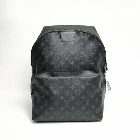 LOUIS VUITTON Discovery雙肩包小號黑色PVC2017肩背包