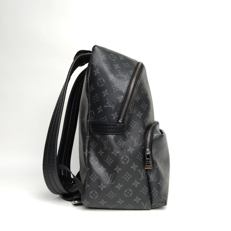 LOUIS VUITTON Discovery雙肩包小號黑色PVC2017肩背包-3