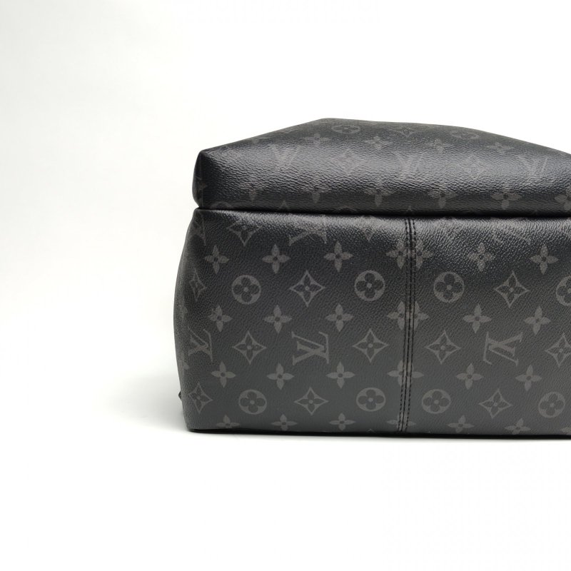 LOUIS VUITTON Discovery雙肩包小號黑色PVC2017肩背包-4