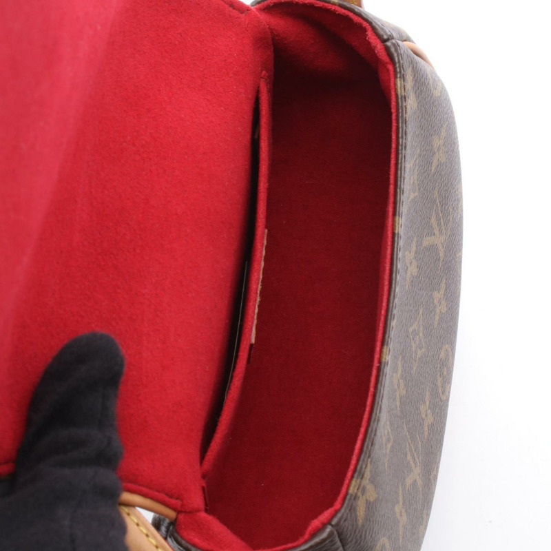 路易威登 Tambourin 單肩包/手提包，塗層帆布和皮革，Monogram 圖案，女士，棕色，M44860-2