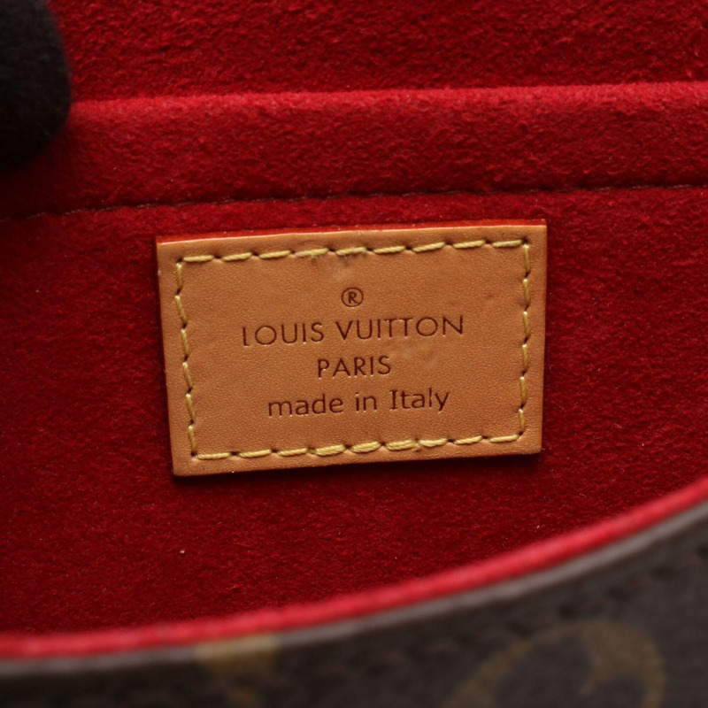 路易威登 Tambourin 單肩包/手提包，塗層帆布和皮革，Monogram 圖案，女士，棕色，M44860-3