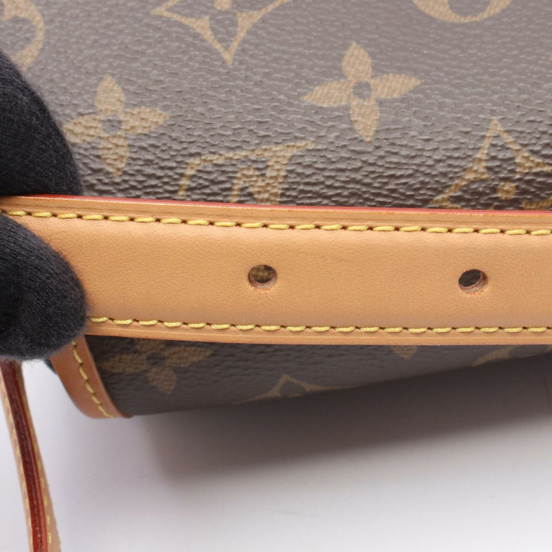 路易威登 Tambourin 單肩包/手提包，塗層帆布和皮革，Monogram 圖案，女士，棕色，M44860-7