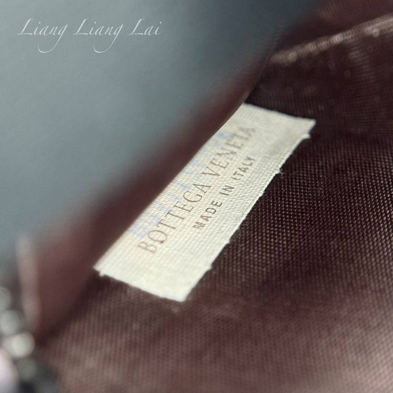 BOTTEGA VENETA BV 經典編織小牛皮深咖啡色拉鏈長夾-4