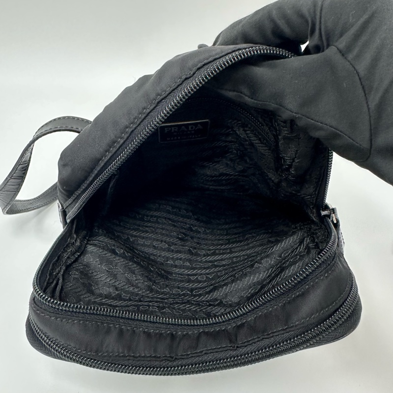 【赫蒂國際精品】Prada 普拉達 鱷魚紋壓花後背包 vintage-10