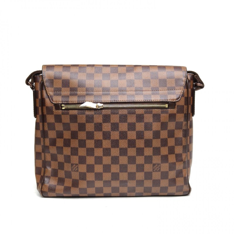 LOUIS VUITTON BROOKLY郵差包棕色棋盤格PVC2012肩背包-2